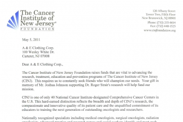 The Cancer Institute of New Jersey, May 2011